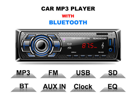 Porcellana Input aus. dell'esposizione principale rosso automatico stereo del riproduttore di CD di Bluetooth dell'automobile del BT di alto potere fornitore