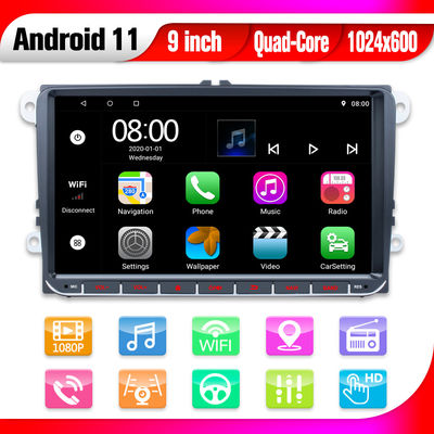Giocatore stereo GPS USB dell'autoradio dell'automobile di VW Android di Android 11 nessun baccano IPS a 9 pollici di DVD 2